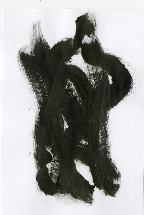 Peinture intitulée "Tango" par Jim Fischer, Œuvre d'art originale, Huile