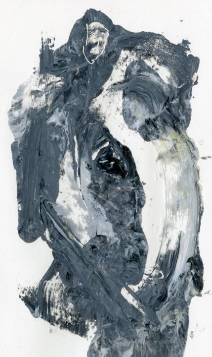 Painting titled "The Grim Reaper and…" by Jim Fischer, Original Art, Oil