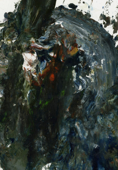 Painting titled "Salem Witch's Curse…" by Jim Fischer, Original Artwork, Oil