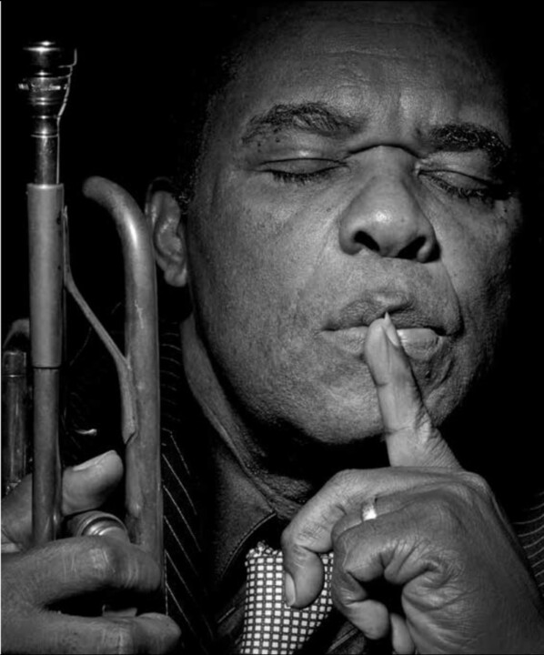 Photography titled "Freddie Hubbard, 20…" by Jimmy Katz, Original Artwork, Analog photography