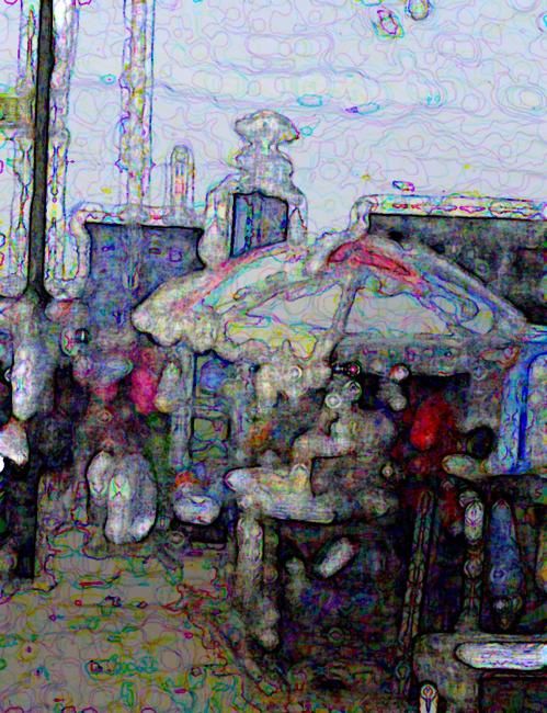 Peinture intitulée "IT SA'A" par Jean_yves Mvondo, Œuvre d'art originale,