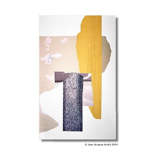 Картина под названием "R1/013" - Jean-Jacques Andre, Подлинное произведение искусства, Масло
