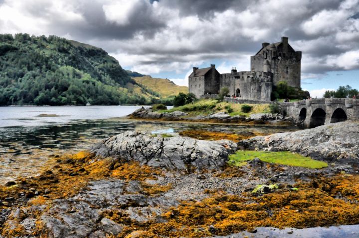 Photography titled "EILEAN DONAN CASTLE…" by Jean-Jacques Massou, Original Artwork, Digital Photography