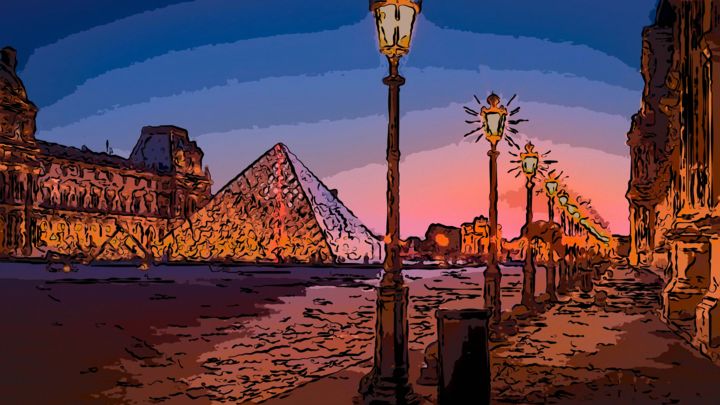 Arte digitale intitolato "Pyramid" da Jack Cash Jr, Opera d'arte originale
