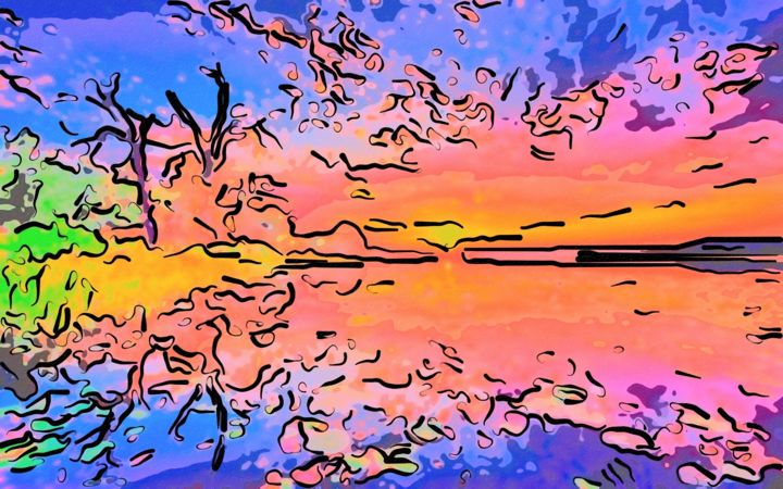 Digital Arts titled "The Dawning" by Jack Cash Jr, Original Artwork