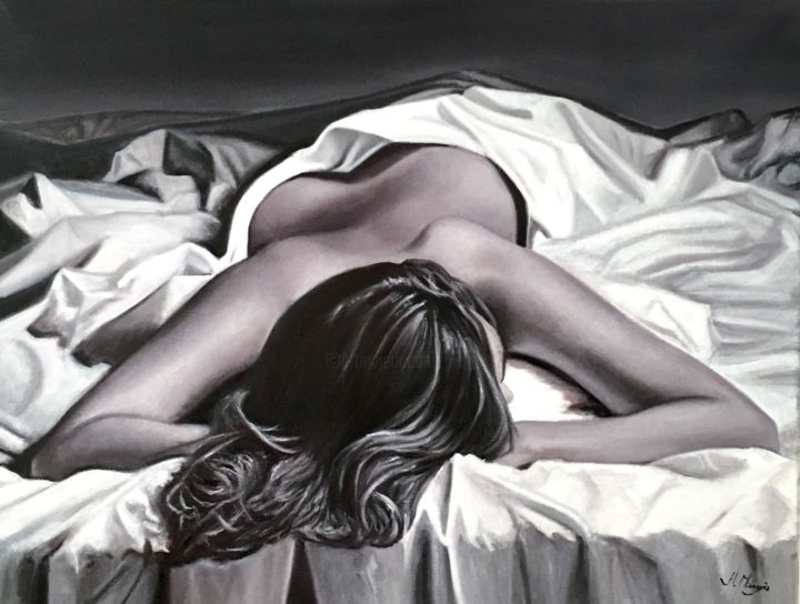 Painting titled "Sueños.jpg" by Jl. Margrà, Original Artwork, Oil