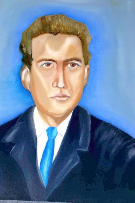 Pintura titulada "Ramon" por Jose Luis Guerra, Obra de arte original,