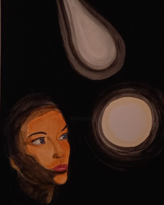 Peinture intitulée "LUMIERES" par Jean Marie Beschemin, Œuvre d'art originale, Acrylique