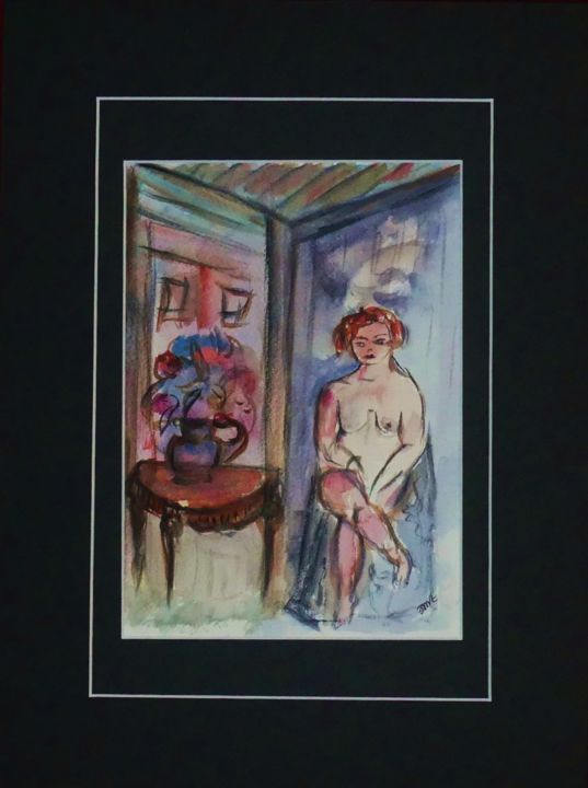 Painting titled "Chez Raoul" by Jean-Marc Zabouri, Original Artwork
