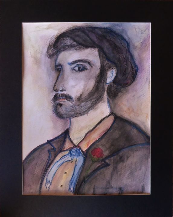 Painting titled "Daniel" by Jean-Marc Zabouri, Original Artwork
