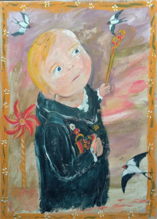 Painting titled "Patchouk" by Jean-Marc Zabouri, Original Artwork, Acrylic