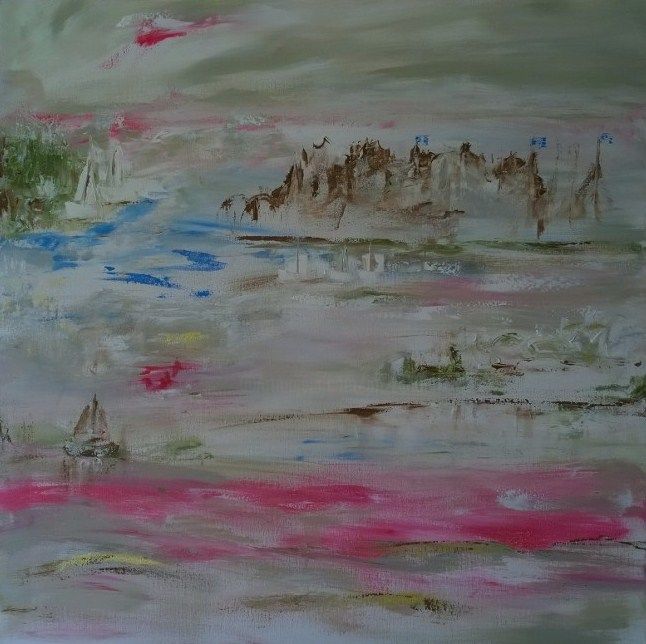 Painting titled "Brighton" by Jean-Marc Zabouri, Original Artwork