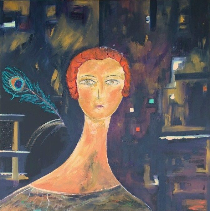 Painting titled "Marthe" by Jean-Marc Zabouri, Original Artwork