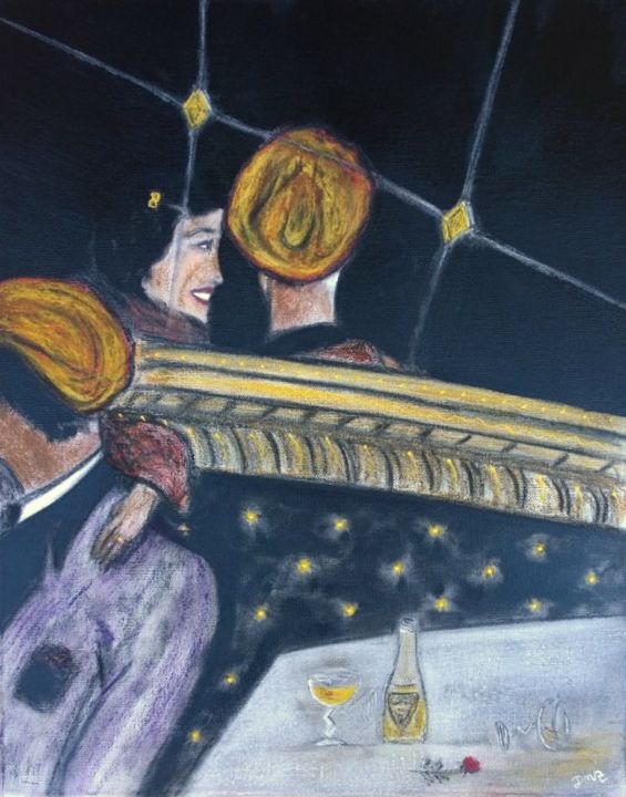 Pintura titulada "Le bal des quatre s…" por Jean-Marc Zabouri, Obra de arte original
