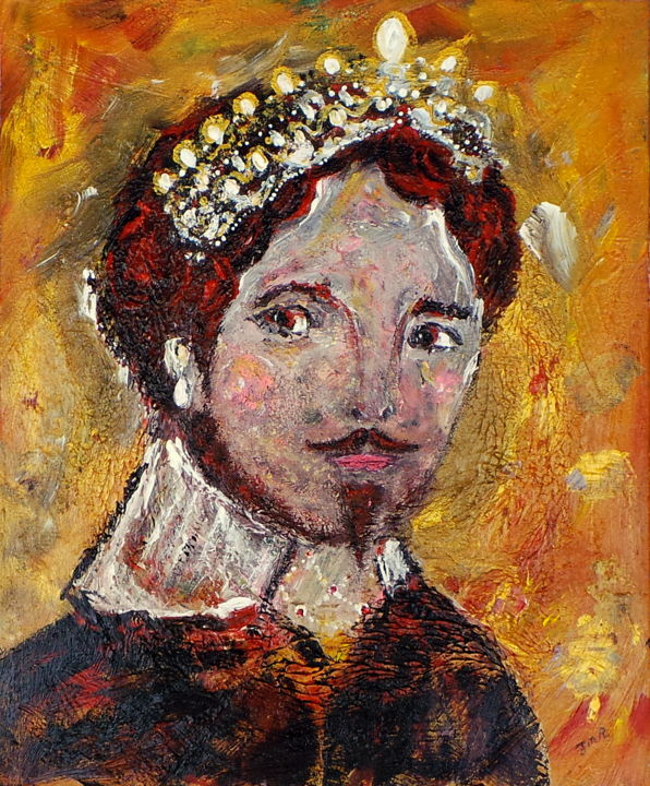 Painting titled "Jalousie" by Jean-Marc Zabouri, Original Artwork