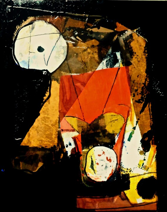 Peinture intitulée "ABC 07" par Jean Michel Barrois, Œuvre d'art originale, Collages