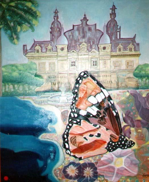 Malerei mit dem Titel "Monaco2" von Jean Marc D'Ambra, Original-Kunstwerk