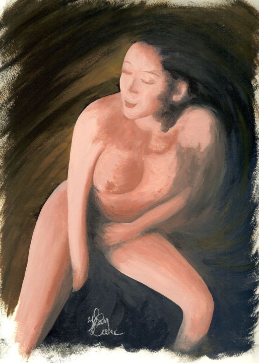 Malarstwo zatytułowany „vertige” autorstwa Jean-Marc Kéraudren, Oryginalna praca, Olej