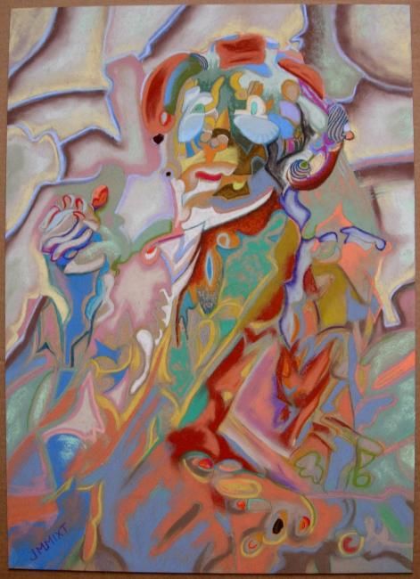 Peinture intitulée "la colére" par Jmmixt, Œuvre d'art originale