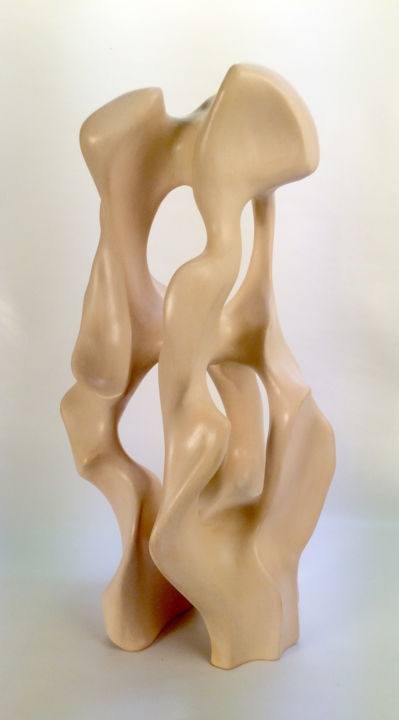 Skulptur mit dem Titel "Forma 7" von Josep M. Pastó Miró, Original-Kunstwerk, Keramik