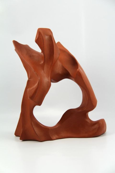 雕塑 标题为“Grito” 由Josep M. Pastó Miró, 原创艺术品, 陶瓷