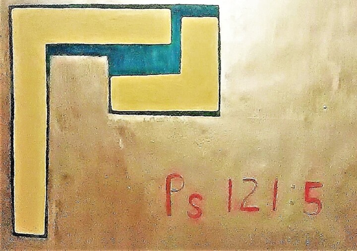 Pintura titulada "Psalm 121:5" por Jmsbell, Obra de arte original, Acrílico