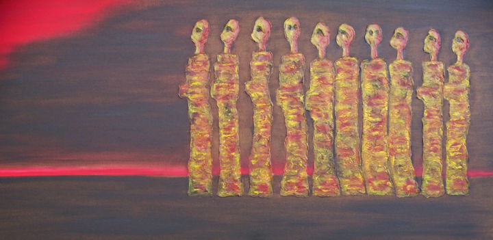 "Shamans' Song" başlıklı Tablo Jo Moore tarafından, Orijinal sanat, Petrol