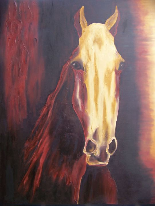 Painting titled "Unforgettable" by Jo Moore, Original Artwork, Oil Mounted on Wood Stretcher frame