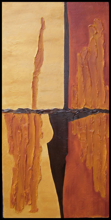 Painting titled "de la Tierra--sold" by Jo Moore, Original Artwork, Oil