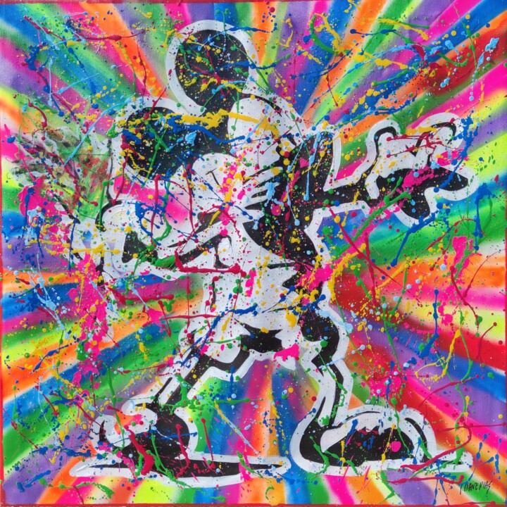 "Mickey Banksy pop l…" başlıklı Tablo Joan Llaverias tarafından, Orijinal sanat, Akrilik
