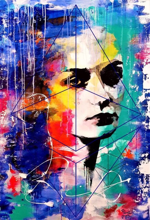 Grafika cyfrowa / sztuka generowana cyfrowo zatytułowany „Art Digital femme e…” autorstwa Joan.Perez.Artist, Oryginalna prac…