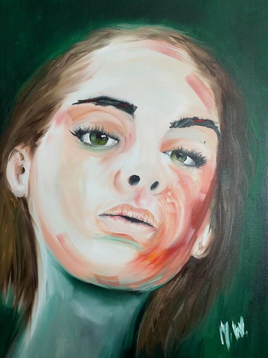 Painting titled "Nothing would chang…" by Joanna W, Original Art, Oil