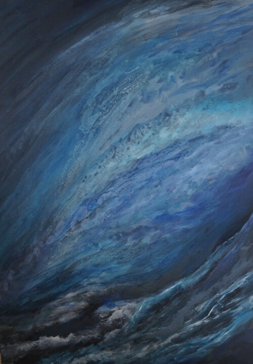 Peinture intitulée "Atmosphère" par Joanna Pralong-Graban, Œuvre d'art originale, Acrylique