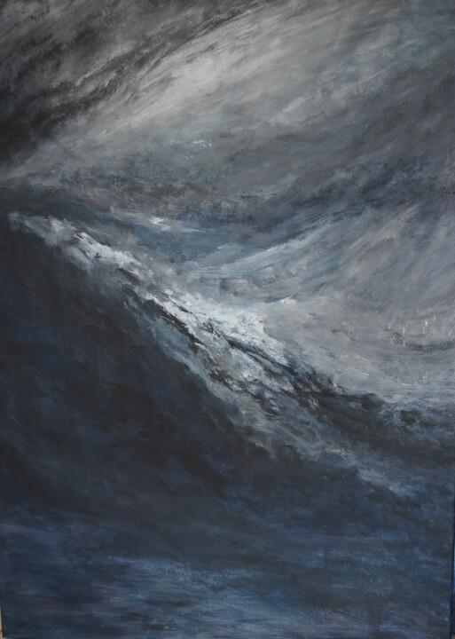 Картина под названием "Ombres et lumières" - Joanna Pralong-Graban, Подлинное произведение искусства, Акрил