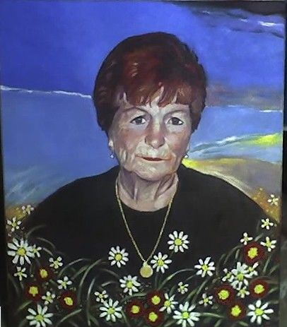 Painting titled "RETRATO SEÑORA" by Joan M. Lorente Vinardell, Original Artwork