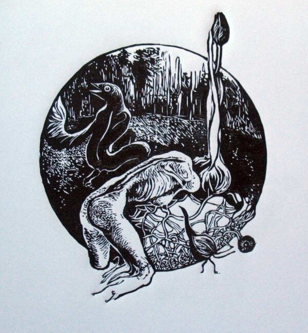 Dibujo titulada "Nothing grow from t…" por Joanna Budzyńska, Obra de arte original, Otro