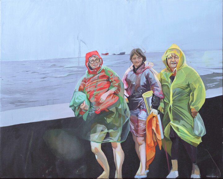 Malarstwo zatytułowany „Taki mamy klimat” autorstwa Joanna Burnat-Madejczyk, Oryginalna praca, Olej