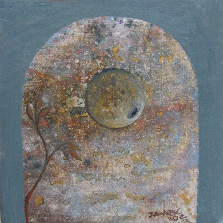 Painting titled "joannabanek-ogrod-o…" by Joanna Banek, Original Artwork