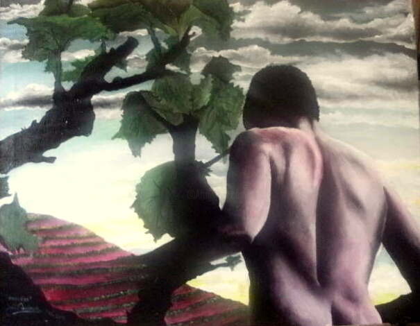 Painting titled "Enxofre" by Joao Andrade Rebelo, Original Artwork