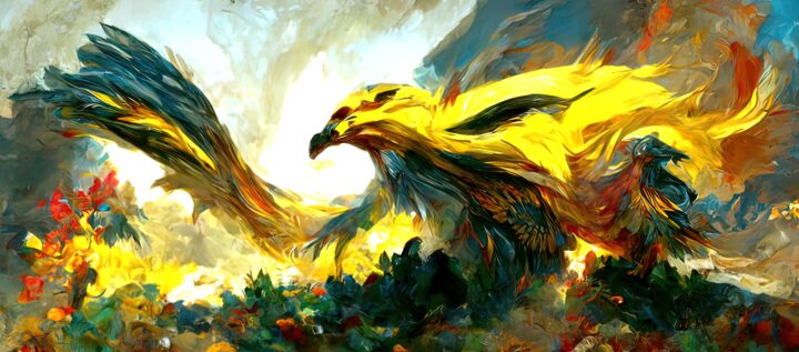 Digital Arts titled "Fenix the Renaissan…" by João Miranda, Original Artwork, Digital Painting