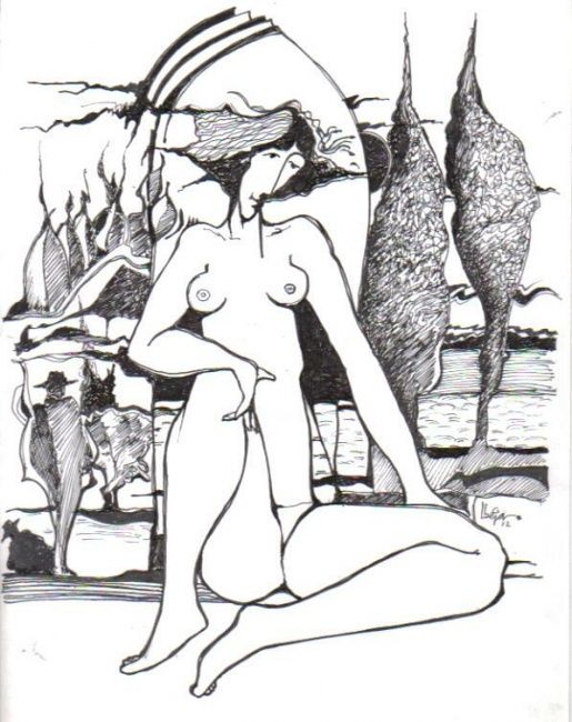 Drawing titled "desenho,ms2" by João Beja, Original Artwork