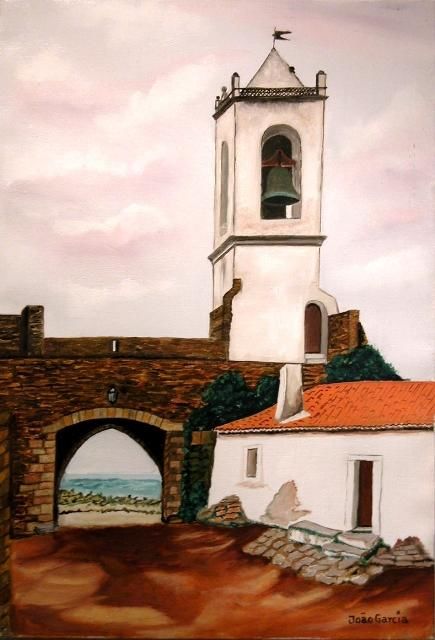 Peinture intitulée "Porta de Monsaraz 2" par Joao Garcia, Œuvre d'art originale