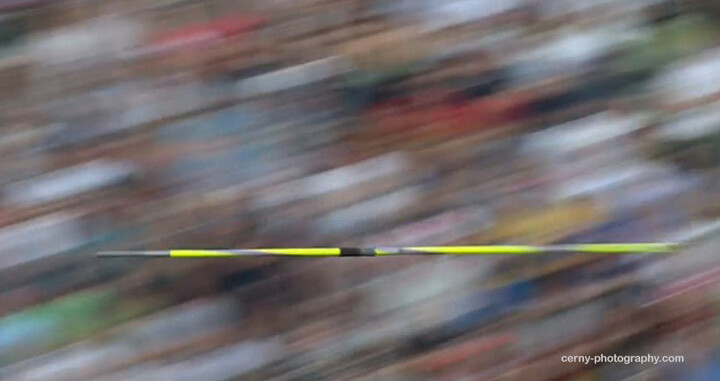 Photography titled "Javelin Throw" by Jochen Cerny, Original Artwork, Manipulated Photography