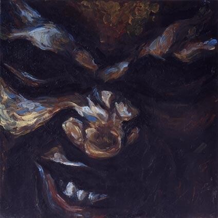 Painting titled "Anger" by Joe Johnson, Original Artwork