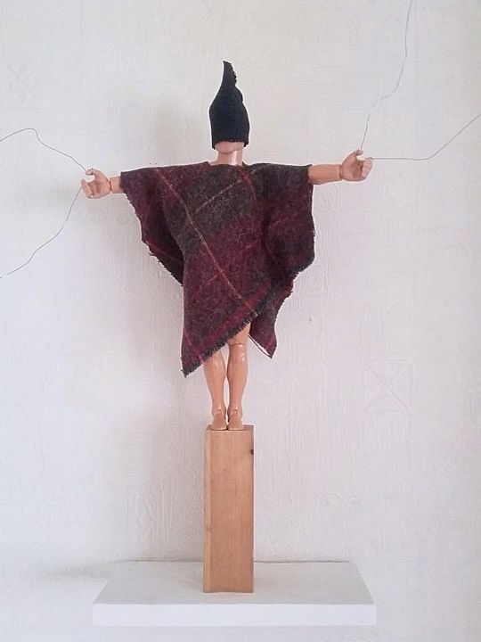 Escultura titulada "Abu Ghraib Action M…" por Joe Mcgill, Obra de arte original, Media mixtos