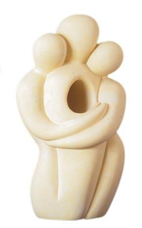 Sculpture intitulée "Filial Love" par Joe Xuereb, Œuvre d'art originale, Pierre