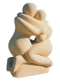 Sculpture intitulée "Divine Union" par Joe Xuereb, Œuvre d'art originale