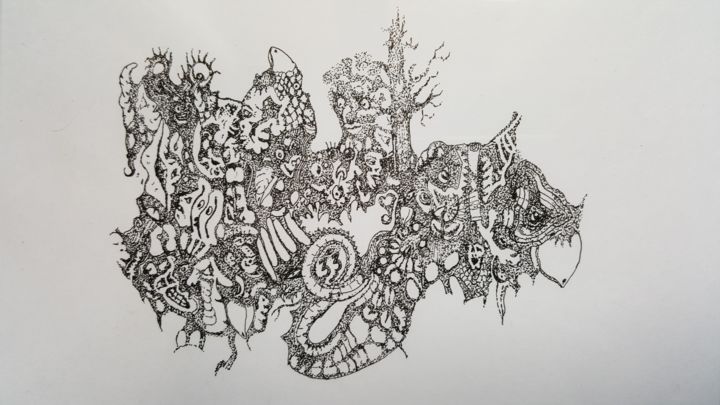 Drawing titled "tree-of-life.jpg" by Wandering, Original Artwork, Other