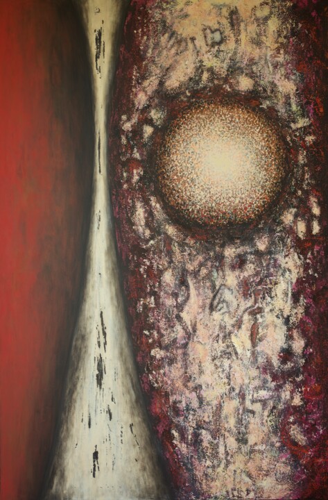 Malarstwo zatytułowany „OSMOSE 3” autorstwa Joël Waterkeyn, Oryginalna praca, Akryl