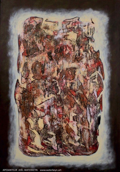 Pittura intitolato "APESANTEUR" da Joël Waterkeyn, Opera d'arte originale, Acrilico